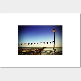 Southend on Sea Pier Beach Essex England Posters and Art